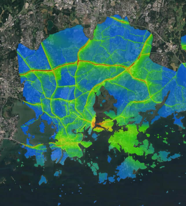 Impact des infrastructures de transport sur la qualité de l’air – analyse santé