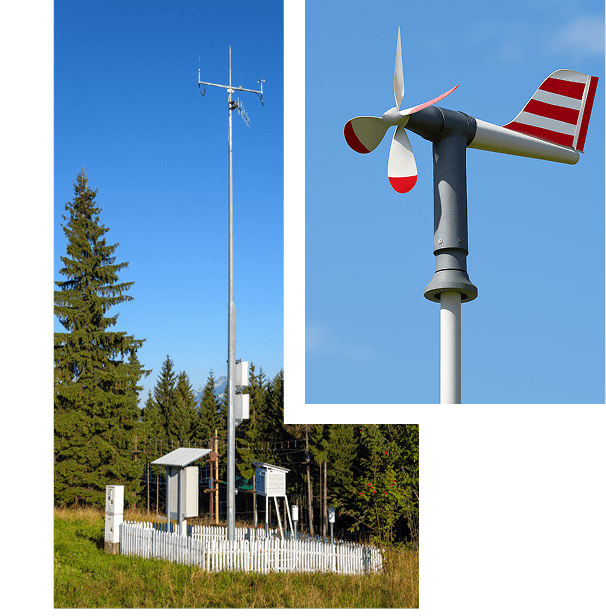 Station météo et capteurs pour mesures météorologiques
