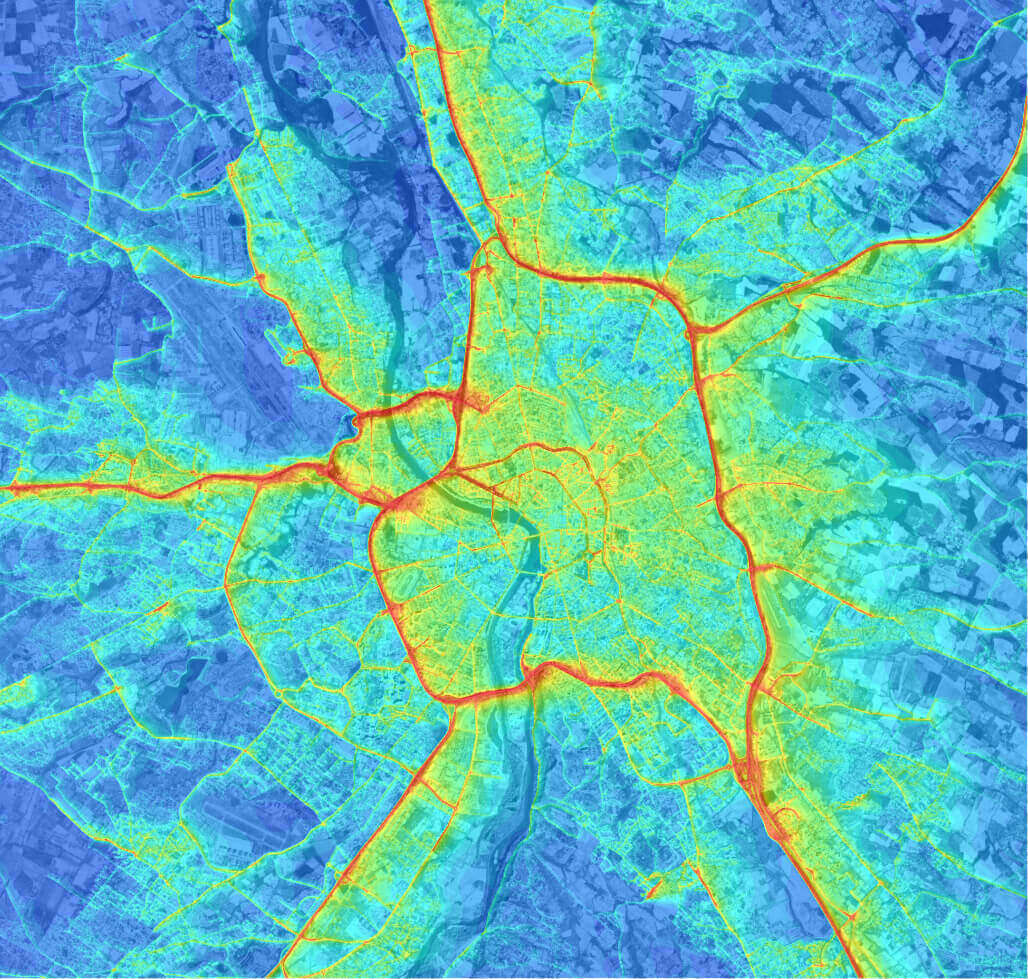 Simulation de pollution urbaine à l’échelle de la rue