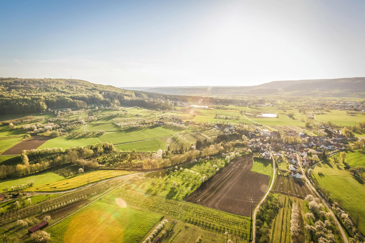 Paysage impacté par la qualité de l’air