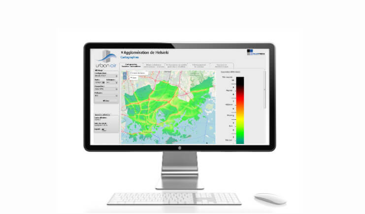 Interface Urban’Air® pour la qualité de l’air urbaine