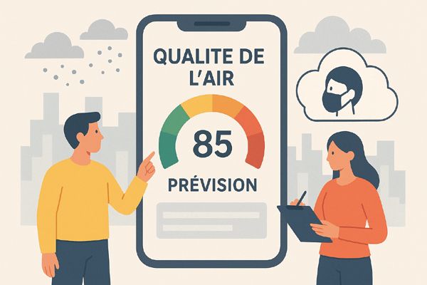 Module Urban’Air® et indicateurs cartographiés